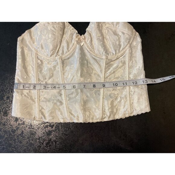 Sears Ivory Strapless Four Hook Corset Sz 36B - Picture 6 of 7